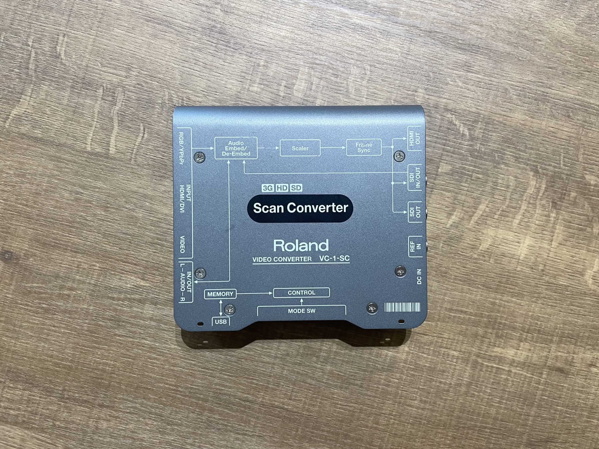 アップ/ダウン/クロス/スキャン・コンバーター　VC-1-SC